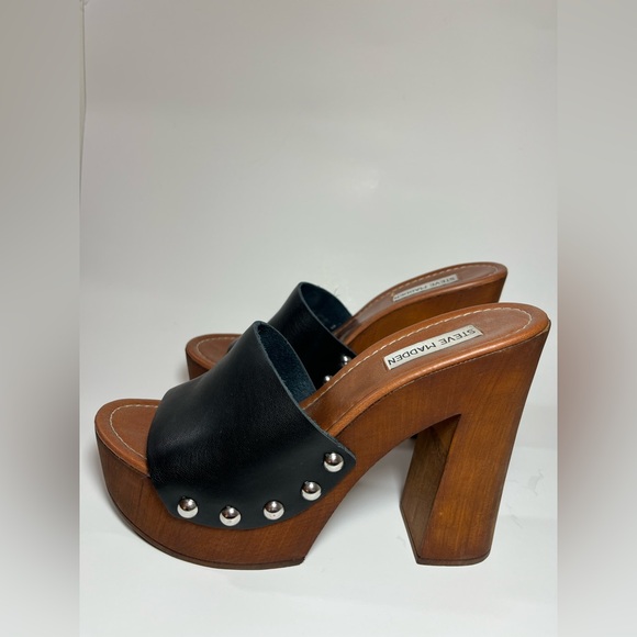 Steve Madden Layla Platform Studded Mule Sandals - Picture 1 of 8
